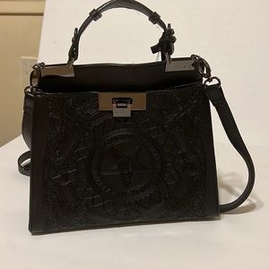 Blackcraft Baroque Top Handle Shoulder Handbag Purse